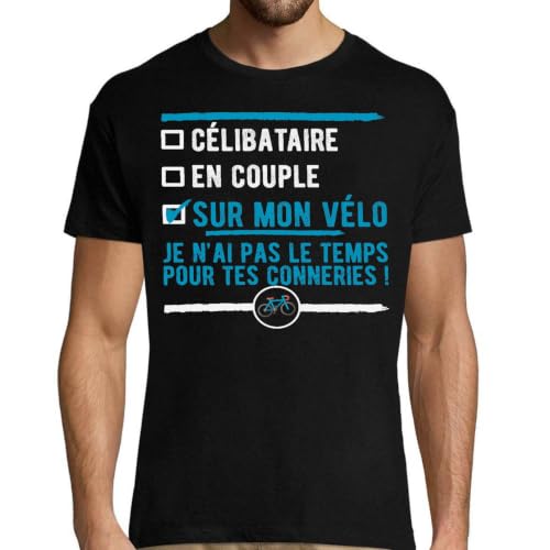 T-shirt vélo papa humour imprimé en France anniversaire