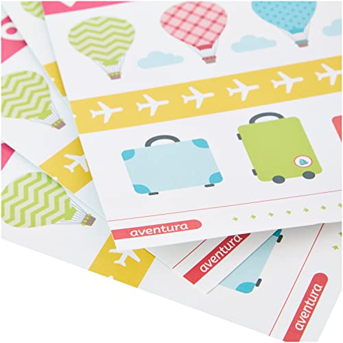 Anita and Su Mundo Adventure Collection Scrapbooking Papers, Paper, Strips, 12" x 12", 30.5 x 30.5 cm - Image 2