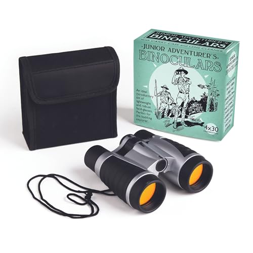 House of Marbles Junior Adventurer's 4x30 Magnification Binoculars for Nature Educational Learning, Bird Watching, Secret Agent Spying, and Even for use with Theater, Concerts and Sports Events