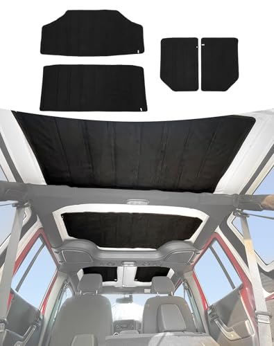 4PCS Hardtop Headliner Roof Heat Insulation Kit for Jeep Wrangler...