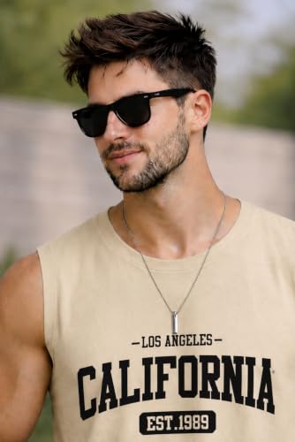 Image of JUGULAR Tank Tops Sleeveless T-Shirt for Men Gym Wear Vest Printed Stylish Round Neck Running for Sports Workout Fitness & Casual or Beach Wear