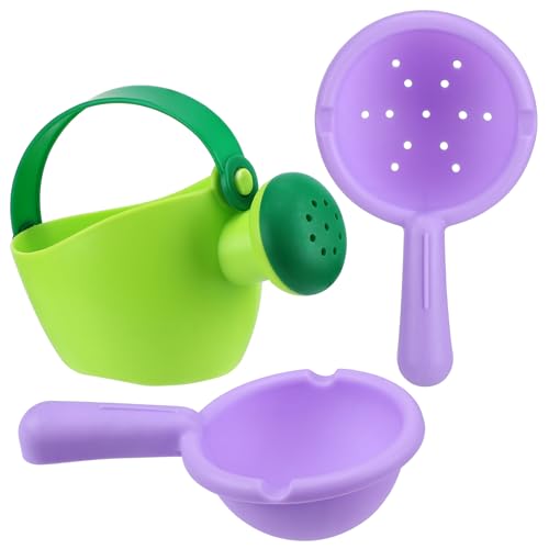 Image of Small Soft Bath Toys for Toddlers 1-3 - Super Easy to Clean Water Table Toys Baby Tub Swimming Pool Toy Fun Tactile Training Newborn Gifts, 3Packs (Green)