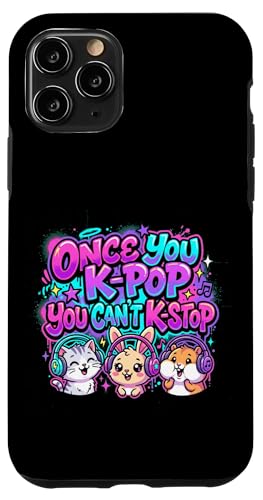 Once You K-Pop You Can't K-Stop ���킢���������y���D�� �X�}�z�P�[�X iPhone 11 Pro �p