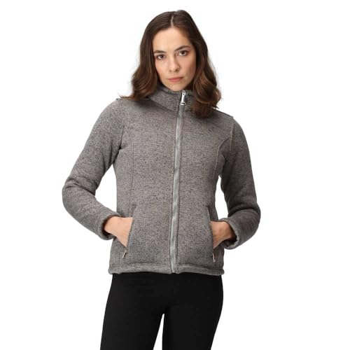 Image of Regatta Womens/Ladies Razia II Full Zip Fleece Jacket (20 UK) (Storm Grey/Light Vanilla)