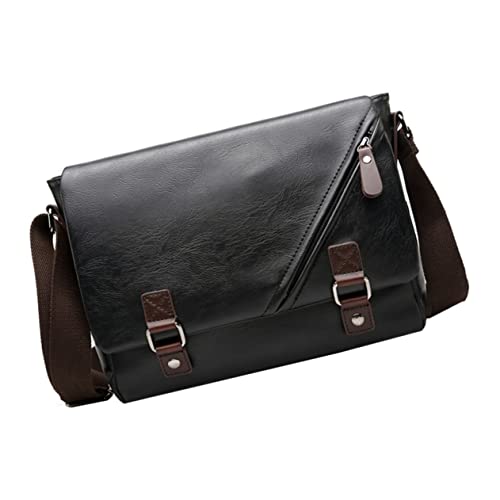 LIFKOME Men's Briefcase Envelope Bag Business Shoulder Bag for Men Large Capacity