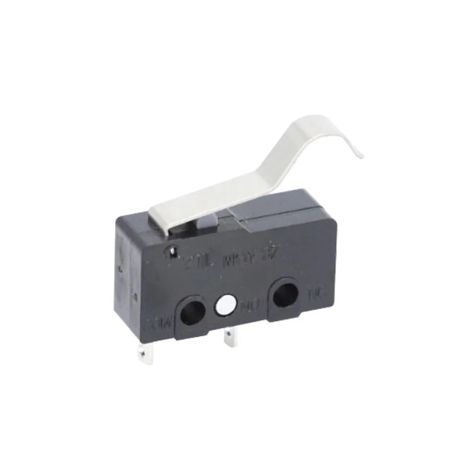 5 SZTUK Mini Micro Wyłącznik krańcowy NO NC 3-pinowe terminale PCB SPDT 5A 125V 250V 29mm Roller Arc Snap Dźwignia Push Mikroprzełączniki (2P zakrzywiony uchwyt)