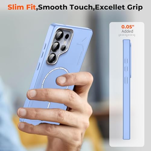 Image of DIZORO Premium Magnetic Case Compatible with Samsung S26 Ultra 5g, [Military Grade Drop Protection][Fit for MagSafe], Slim Anti-Fingerprint & Soft Touch Full Body Protective Back Cover (Mist)