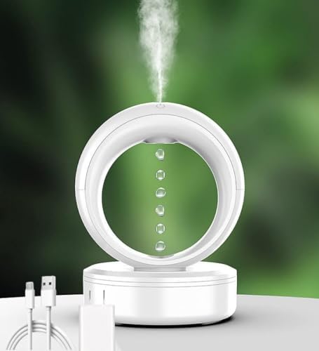 Amazon.com: Anti gravity humidifier, water drop backflow aromatherapy ...