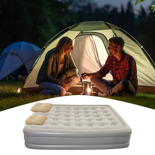Cama inflable automática individual ideal para acampar al aire libre 4