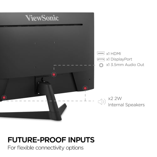 Image of ViewSonic VX2729 27 Inch 1080p Gaming Monitor, IPS Display with 200Hz and 1ms for Fast Gameplay, FreeSync Premium and HDR10 for Smooth Visuals, Eye Care Technology, HDMI, and DisplayPort Inputs