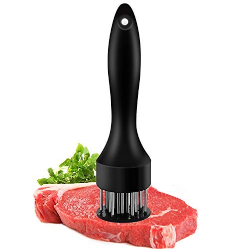 XiaoYang Meat Tenderizer,Needle Blades Meat Tenderizing Kitchen Tool Sharp Stainless Steel for Meat Cooking, Roast Beef, BBQ, Marinade, Steak, and Poultry