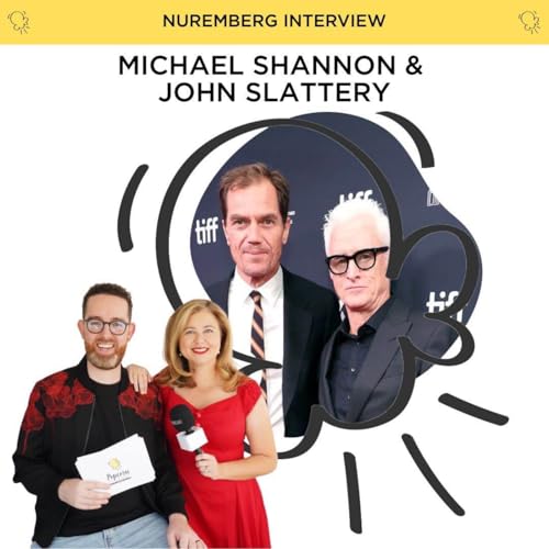 Michael Shannon and John Slattery on confronting Nuremberg Podcast Por  arte de portada