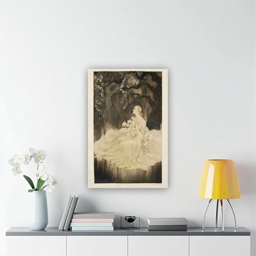 Impression Louis Icart Lillies l'esprit romantique des illustrations mode