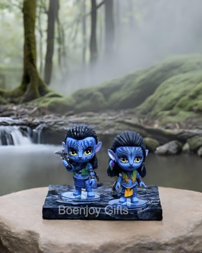 Image of Gifts- Avatar Action Figure Set of 2 Toy for Car Dashboard, Decoration, Cake Topper, Office Desk & Study Table| Size 11 CM