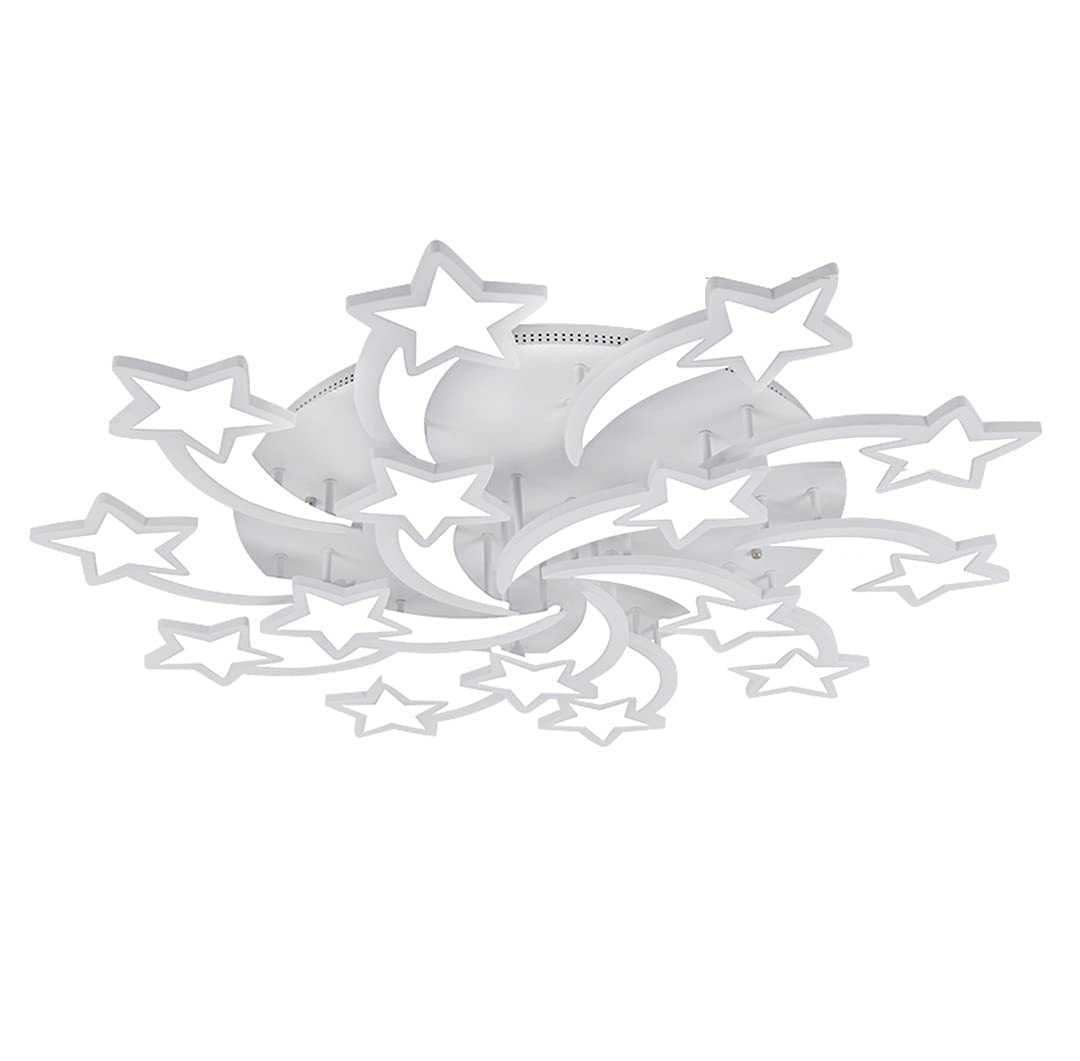 Lustre LED moderne connecté réglable avec télécommande pour chambre - 8