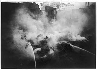 HistoricalFindings Photo: The Lumber Yard fire,24th Street & North River,New York City,NYC,c1911,New York