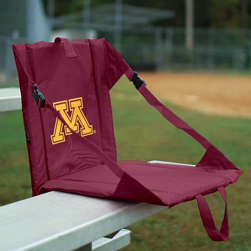 Image of Logo Brands Officially Licensed NCAA Unisex Stadium Seat, One Size, Team Color
