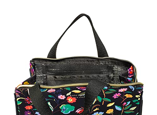 Image of kate spade new york Portable Soft Cooler Lunch Bag, Thermal Tote with Insulated Interior Lining and Storage Pocket, Lunch Tote for Women, Autumn Floral