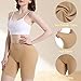 Damen Shorts Radlerhose Kurze, 3er Pack Anti Scheuern Unterhose für unter Kleider, Nahtlos Hohe Taille Frauen Panties Hotpants Damenunterhosen Unterwäsche Boxershorts für Yoga, Fitness, Täglich Tragen