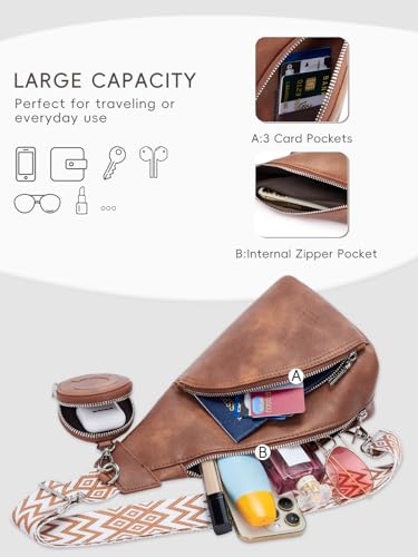 CLUCI Bolsas transversais para mulheres, bolsa tiracolo para mulheres, bolsa transversal para mulher