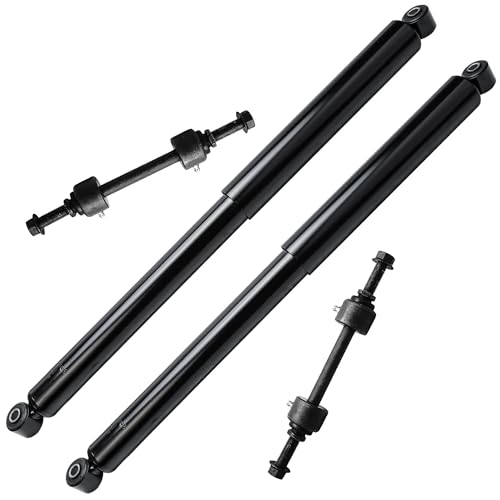 Image of Detroit Axle - 6pc Struts Shocks Kit for 4WD 2009-2013 Ford F-150 (Excludes Raptor) Front Ready Struts with Coil Spring Sway Bar Links + Rear Shock Absorbers 2010 2011 2012 Replacement Suspension