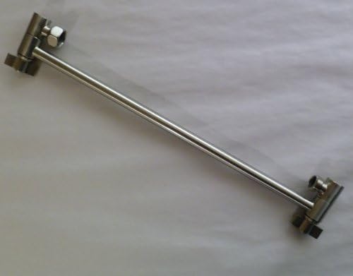 15" Locking Shower Head Extension Arm in Brushed Nickel