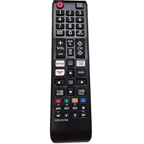 FYCJI Nuevo Reemplazo Mando Samsung Smart TV BN59-01315B Compatible con Todos los televisores Samsung Mando a Distancia Universal para Smart TV LCD 4K TVs, con Netflix Rakuten TV Prime Video