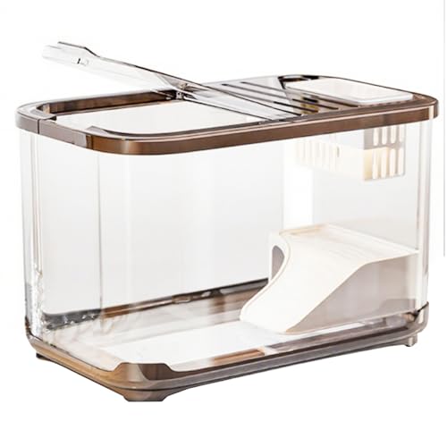 Fish Tank, Compact Aquarium Starter Kits Climbing Frame,