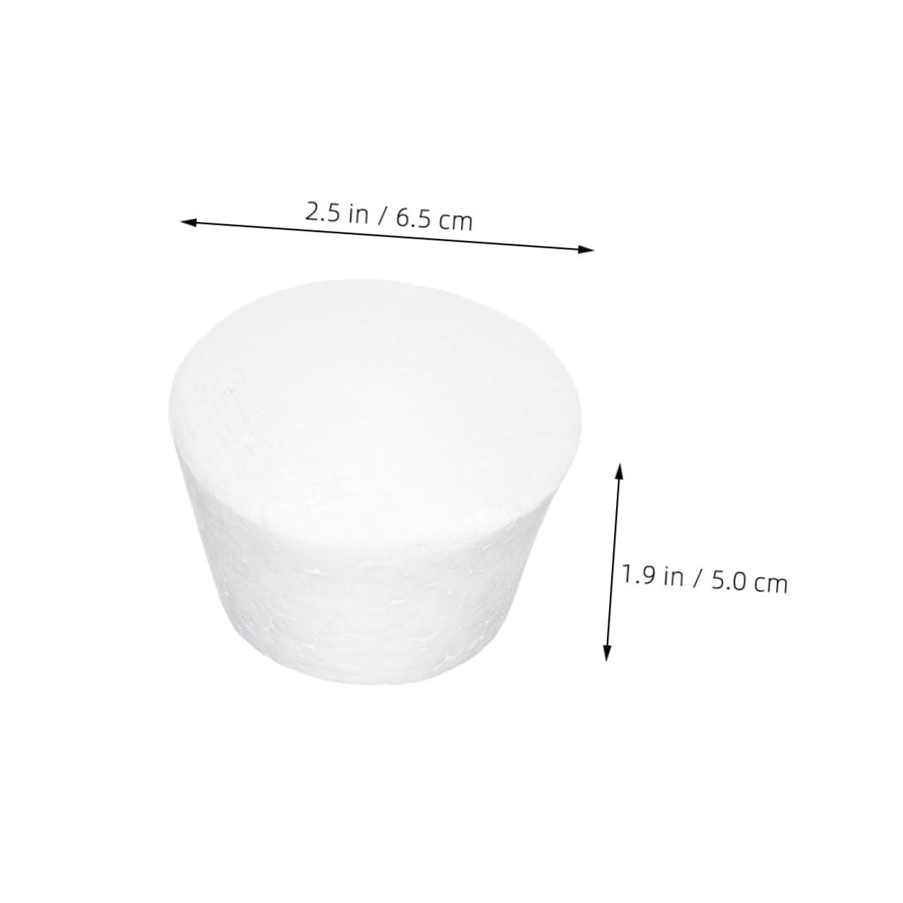 MAGICLULU Dummy Cake Modèles de Gâteaux en Mousse Réutilisables 6pcs, Légers et Peignables pour DIY et Décoration de Mariage, Lot de 6