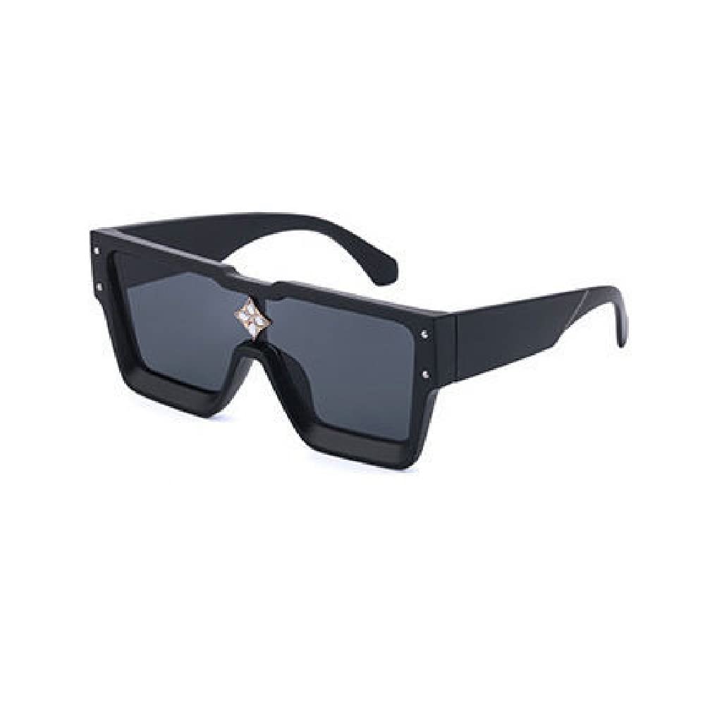 LAPRBY Y2K Cute Thick Square Sunglasses Women Men Trendy Inflated Hip Hop Frame Y2K Glasses Funny Shades