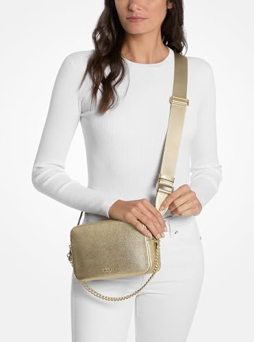 Image of Michael Kors Bryant Medium Double Zip Chain Camera Crossbody Bag