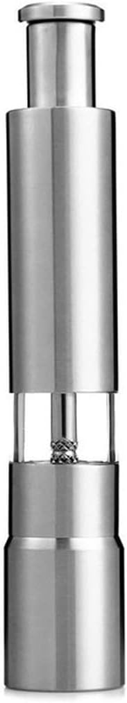 Manual Stainless Steel Thumb Push Salt Pepper Spice Sauce Grinder Mill Herb Spice Grinder Kitchen Tools Accessories