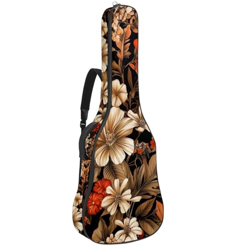 Sac guitare acoustique 109 cm avec poches de rangement pour cours de musique