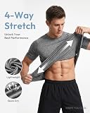 MCPORO Workout Shirts for Men Short Sleeve Quick Dry Athletic Gym Active T Shirt Moisture Wicking