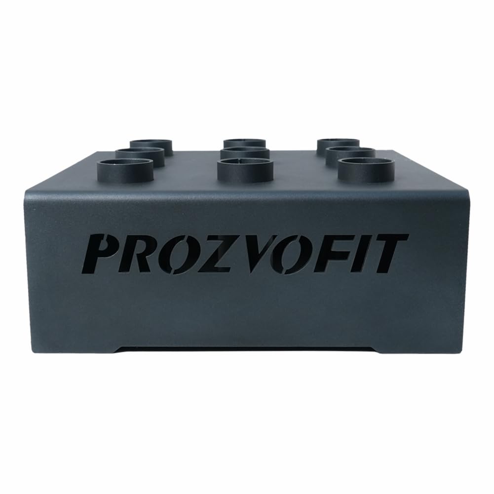 Prozvofit 9 Slot Heavy Duty Rod Rack Space Saving Barbell Oraganizer, Vertical Gym Barbell Holder for Home and Commercial Gyms Equipments, Durable with Long Lasting Powder Coating, Black Color, Made In India (B0CX4HLNDV) Amazon Price History, Amazon Price Tracker