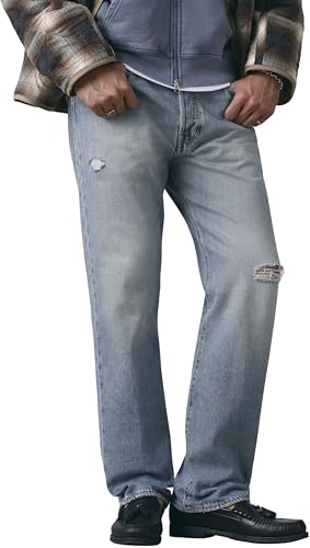 Levi's Men's 501 Original Fit Jeans, Delanore Dx, 32W / 34L