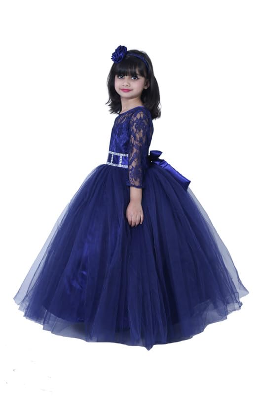 Image of Girl's Synthetic A-Line Maxi Dress