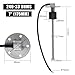 Geloo Fuel Gas Sender Stainless Steel Fuel Sending Unit Marine Boat Water Level Gauge Sensor 5 Hole fit Fuel &Water Gauge 240-33OHM 175mm