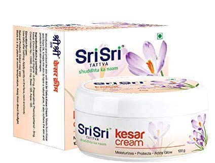 Kesar Cream Sri Sri Tattva anti-rides pour illuminer votre routine visage 100g