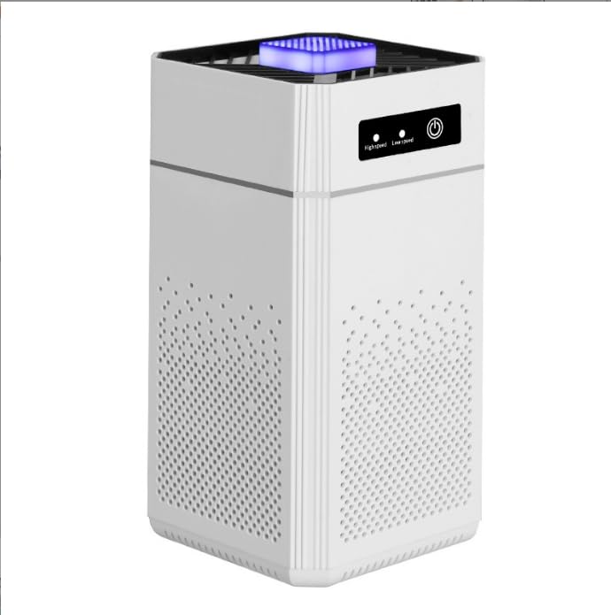 Personal Air Manager with HEPA Material Quiet Portable Device for Bedroom Office Home Helps with Dust Odors Compact