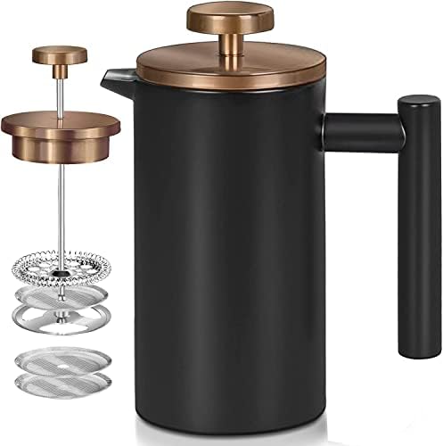 KADAX French Press 1 Liter - Kaffeepresse Aus Borosilikatglas