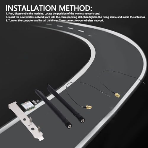 XUMIUZIY Tarjeta WiFi 6E MT7920 Chipset 1800Mbps Dual Band 2.4GHz 5GHz con 8dBi Antenas, para Portátiles Winos 10 11 Interfaz M.2 2230 A E miniatura 5