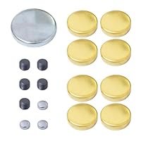 Young Wolf 17-teiliges Messing-Frostblock-Stopfen-Set, kompatibel mit SBC Chevy 283 305 327 350 Small Block