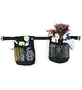 SupplyMaid Cleaning Tool Belt with Adjustable Waist Belt, Two Tool Pockets, and Large Mesh Pocket...