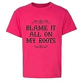 Pop Threads Blame It All On My Roots Country Music Cute Funny Western Baby Toddler Kids Girl Boy T-S