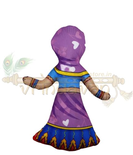 Image of Nand Baba Yashoda MATA Soft Toy Vedic Culture Plush Dolls for Kids Soft Safe Fabric Educational Mythology Toy Indian Traditional Character Toy for Children Decorative Learning Gift