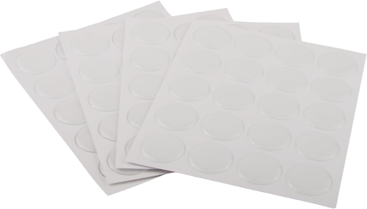 500pcs Clear 1-Inch Epoxy Stickers for DIY Craft Bottle Cap Pendants
