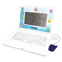 Lexibook - Bilingual and Educational Laptop English/Spanish - Toy for Children, 170 Activities to Learn Languages, Mathematics, Logic, Clock Reading, Play Games and Music, Large Screen - JC599i2