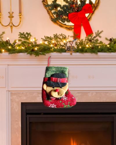 Image of 6 PCS Christmas Stockings, Stockings Christmas, Christmas Decorations, Christmas Stocking Classic Socks for Xmas Home Decor, Christmas Socks, Christmas Stockings, Christmas Decorations Items