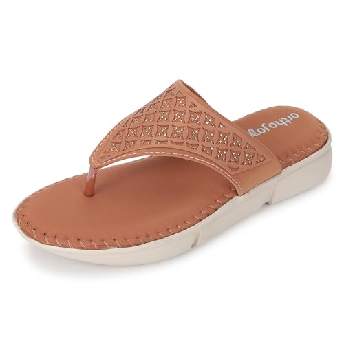 Image of ORTHO JOY doctor Fancy Slipper for women || Orthopedic Women's Fancy Sandal For Women